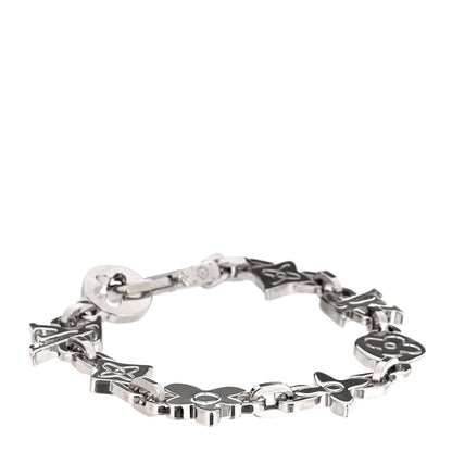 Louis Vuitton Monogram Craggy Bracelet M  Silver 1 of 5