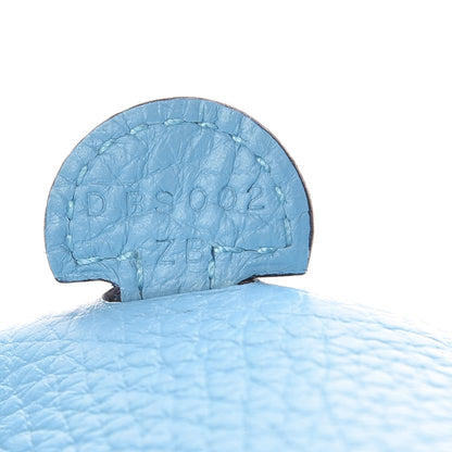 Hermes Taurillon Clemence Evelyne TPM Bleu Du Nord 10 of 11