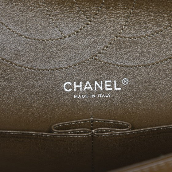 Aged Calfskin Quilted 2.55 Reissue 227 Flap Brown