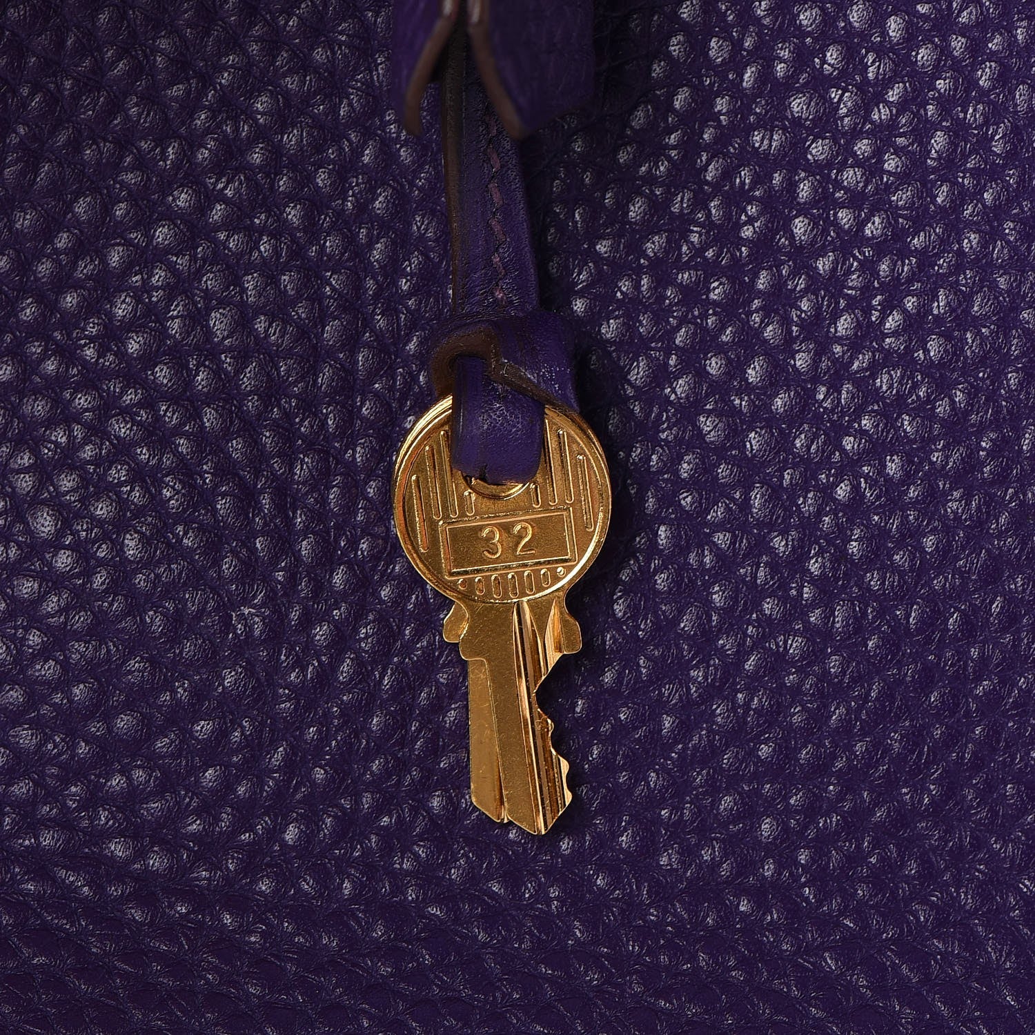 Hermes Taurillon Clemence Birkin 30 Iris 8 of 33