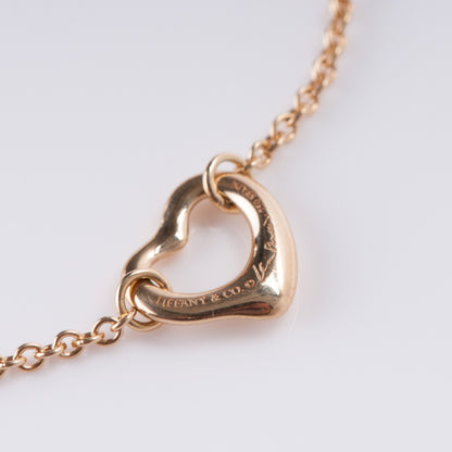 Tiffany 18K Yellow Gold Elsa Peretti Open Heart Bracelet 5 of 6