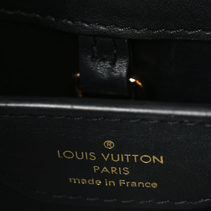 Louis Vuitton Lambskin Damier Quilt Capucines BB Matte Black 6 of 8