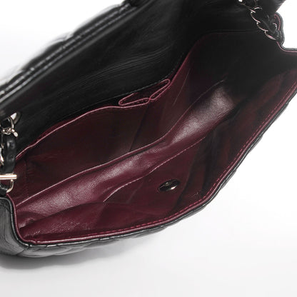Chanel Lambskin Quilted East West Flap Black 5 of 8