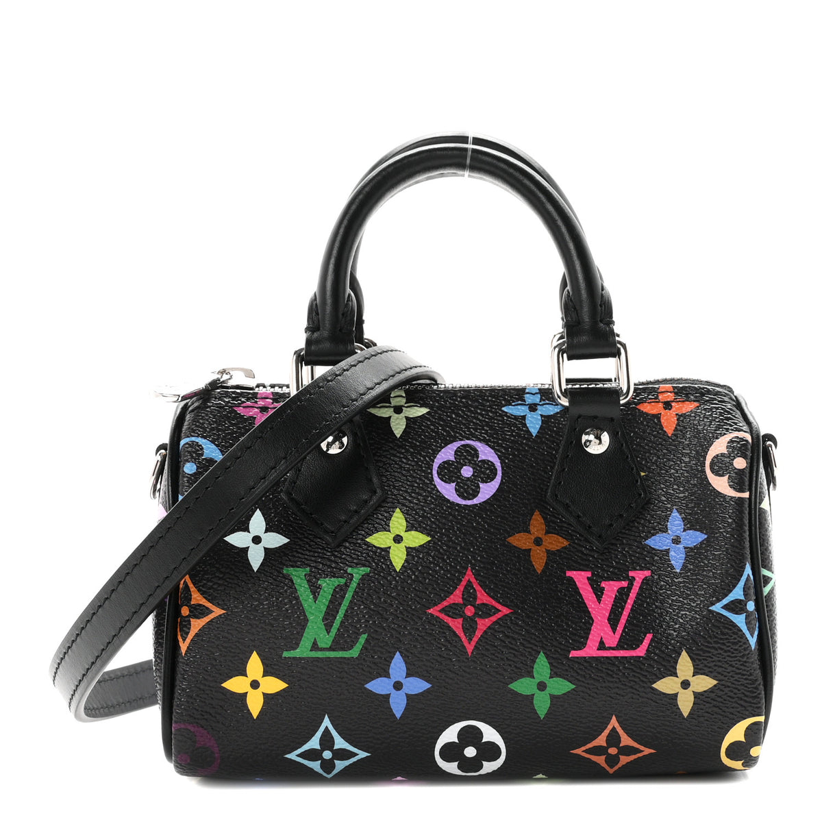 LV x TM Monogram Multicolor Nano Speedy Black