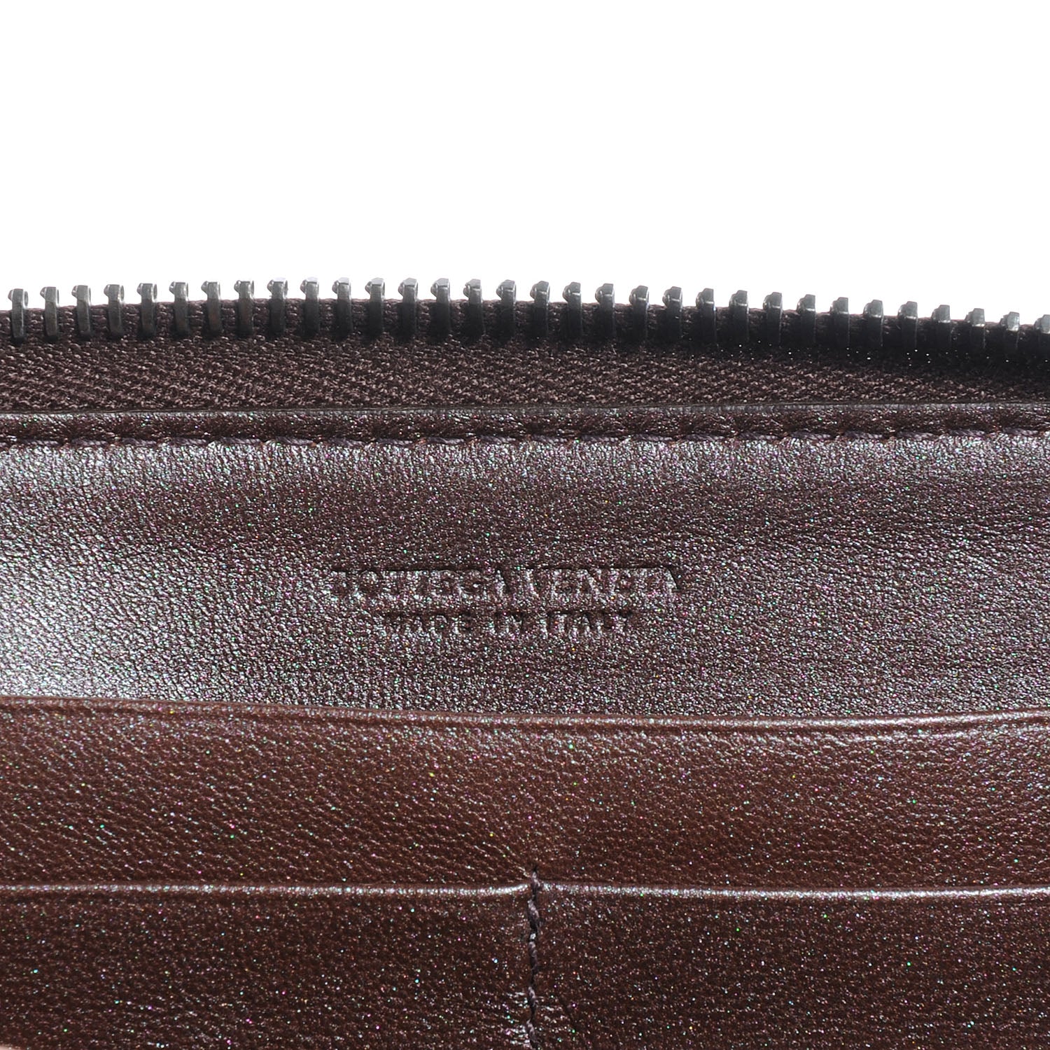 Bottega Veneta Nappa Intrecciato Zip Around Wallet 7 of 9