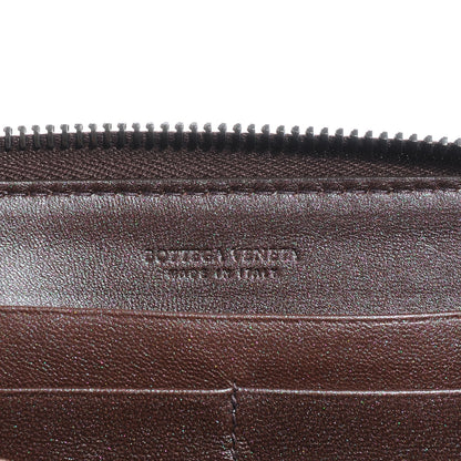 Bottega Veneta Nappa Intrecciato Zip Around Wallet 7 of 9