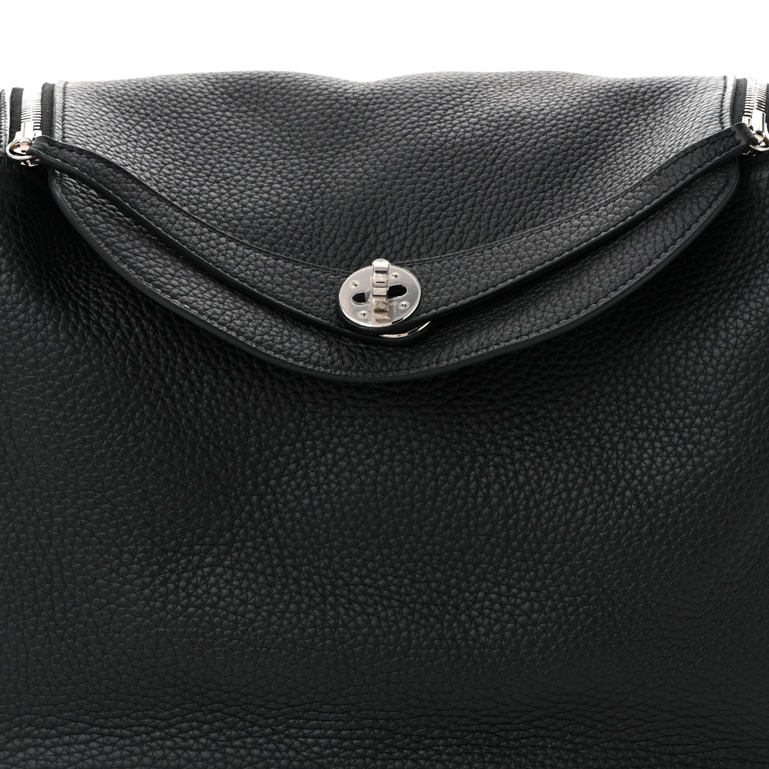 Hermes Taurillon Clemence Lindy 34 Black 8 of 10