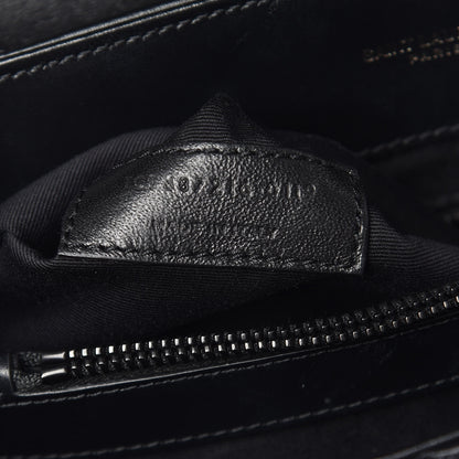Saint Laurent Calfskin Y Quilted Monogram Medium Loulou Chain Satchel Black 8 of 15