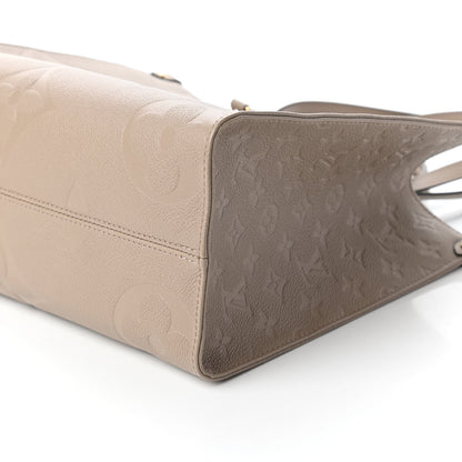 Louis Vuitton Empreinte Monogram Giant Onthego MM Tourterelle 7 of 9