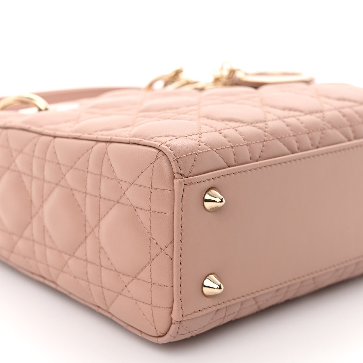 Christian Dior Lambskin Cannage Small My ABCDior Lady Dior Fard 8 of 9