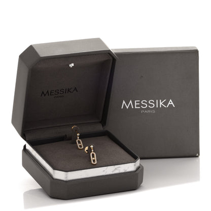 Messika 18K Yellow Gold Diamond Move Uno Stud Earrings 4 of 4