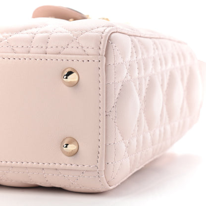 Christian Dior Lambskin Cannage Small My ABCDior Lady Dior Blush Pink 8 of 9