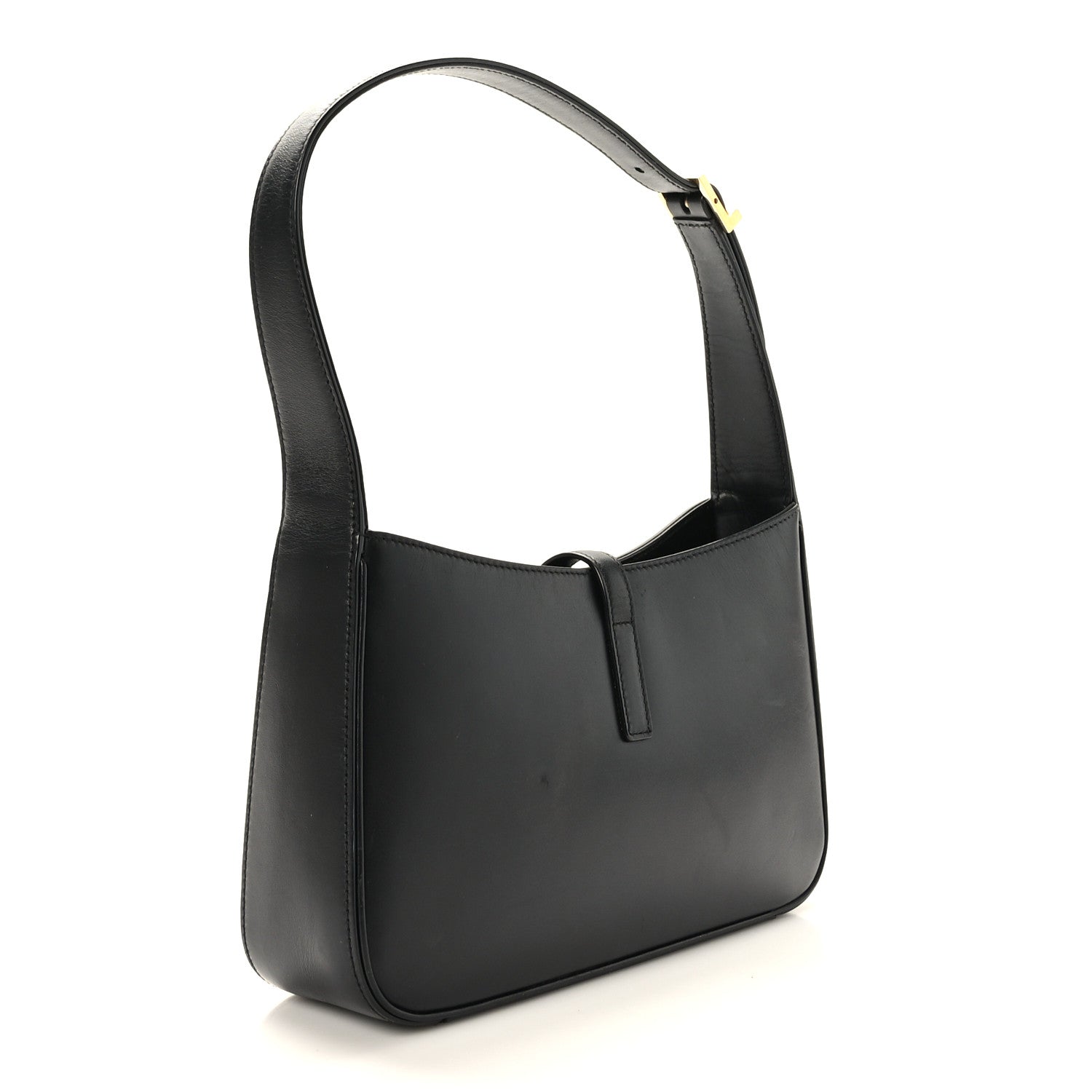 Saint Laurent Smooth Calfskin Le 5 A 7 Hobo Black 3 of 9