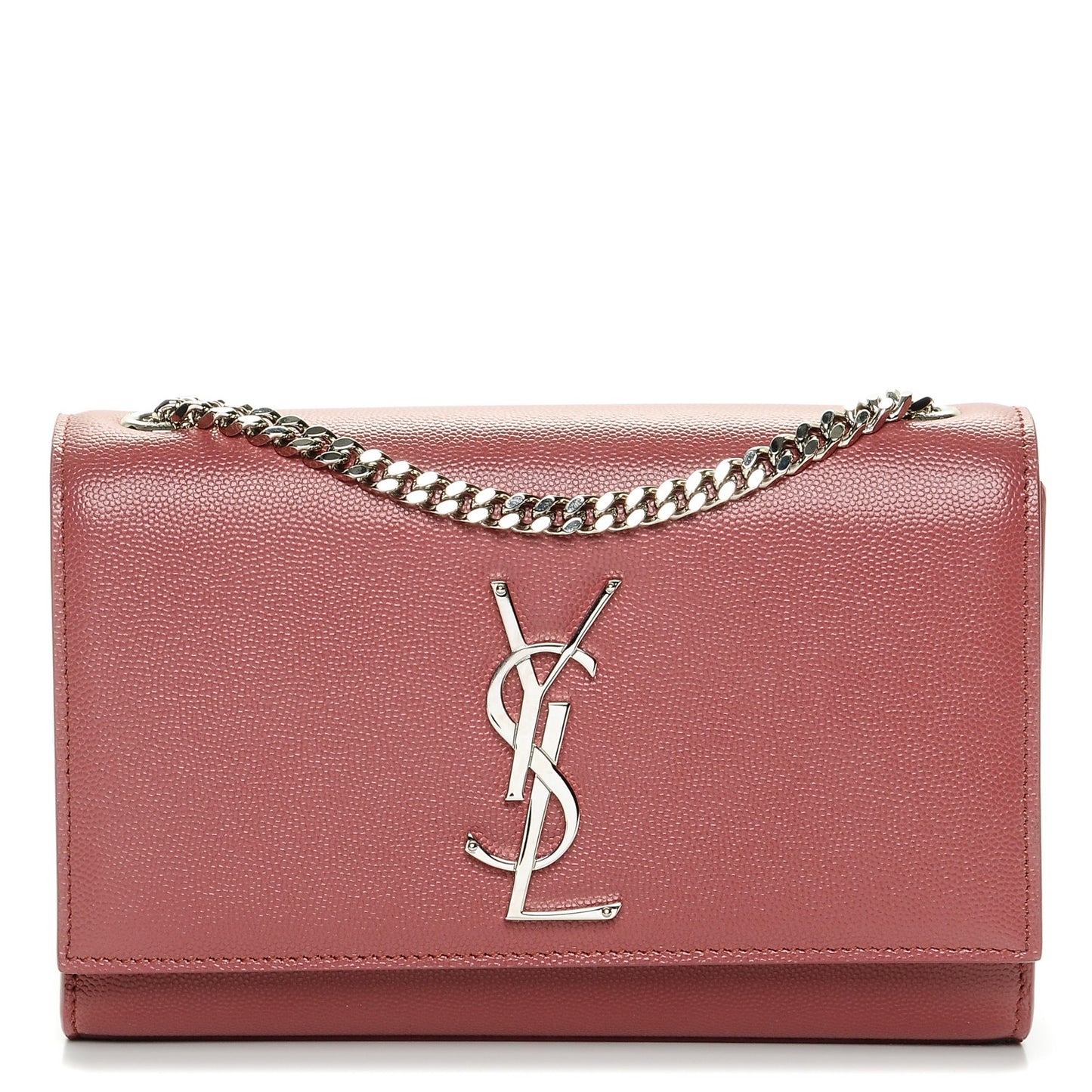 Grain De Poudre Small Classic Monogram Kate Satchel Mystic Rose