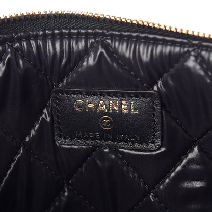 Chanel Lambskin Quilted Medium Boy Cosmetic Case Black 5 of 6