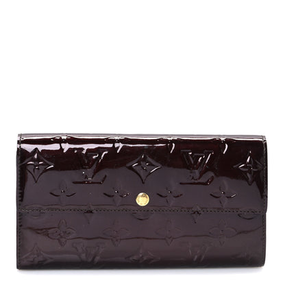 Louis Vuitton Vernis Sarah Wallet Amarante 1 of 8