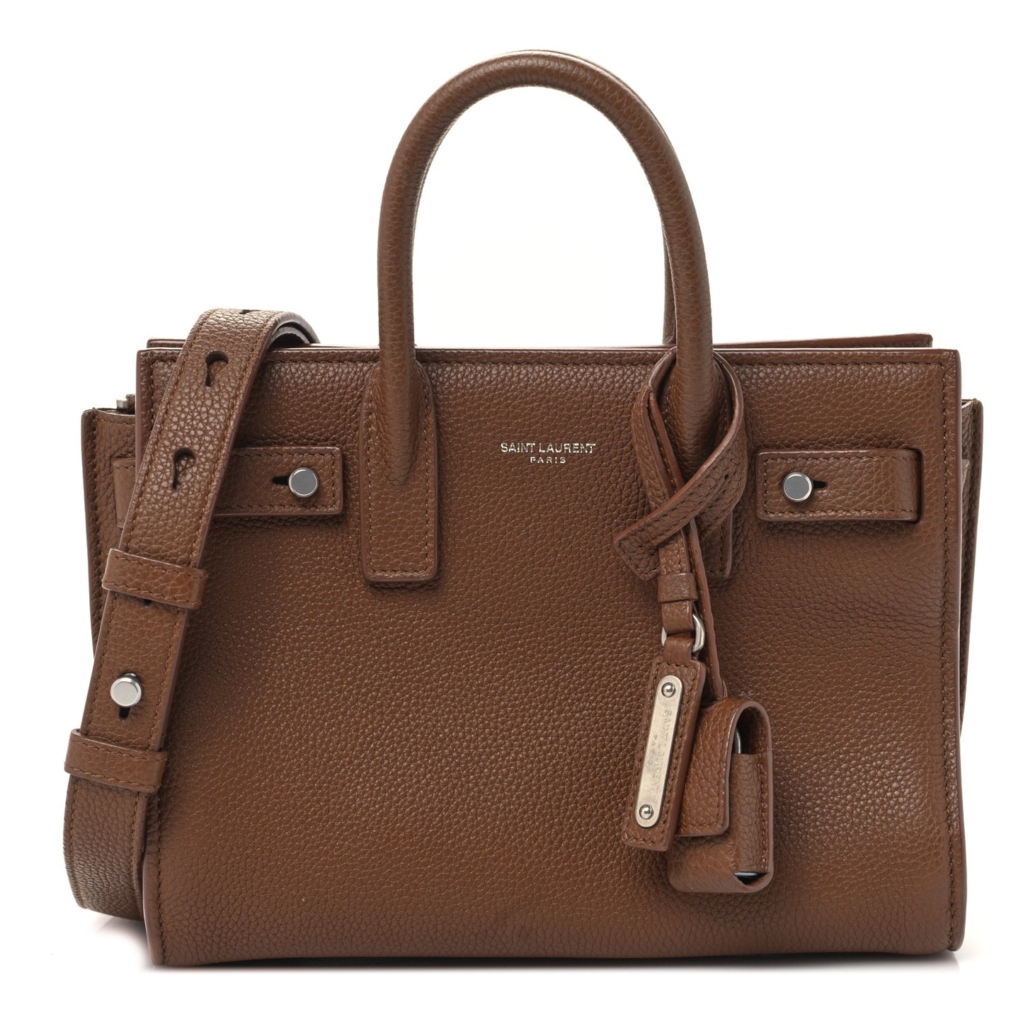 Grained Calfskin Nano Supple Sac De Jour Moka