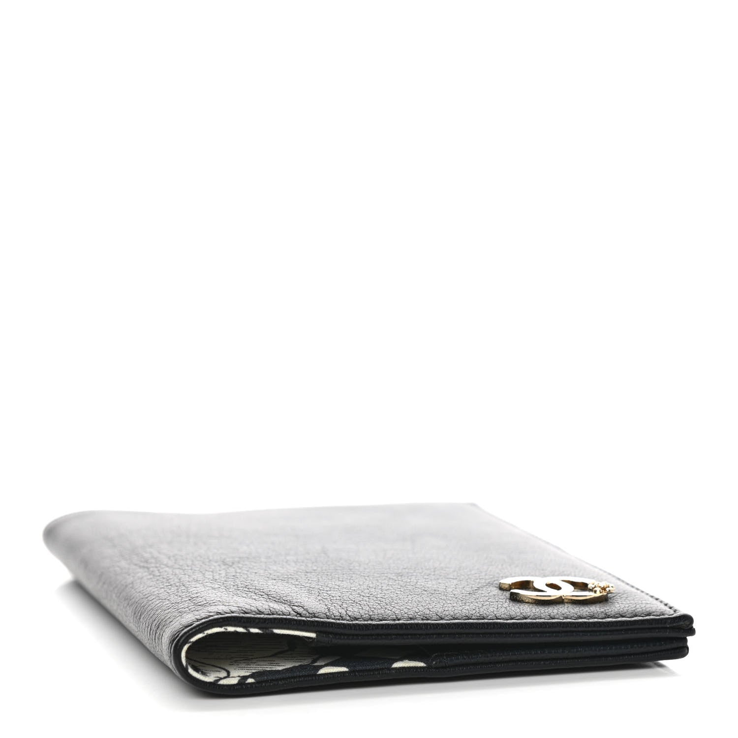 Chanel Goatskin Passport Holder Black 4 of 9