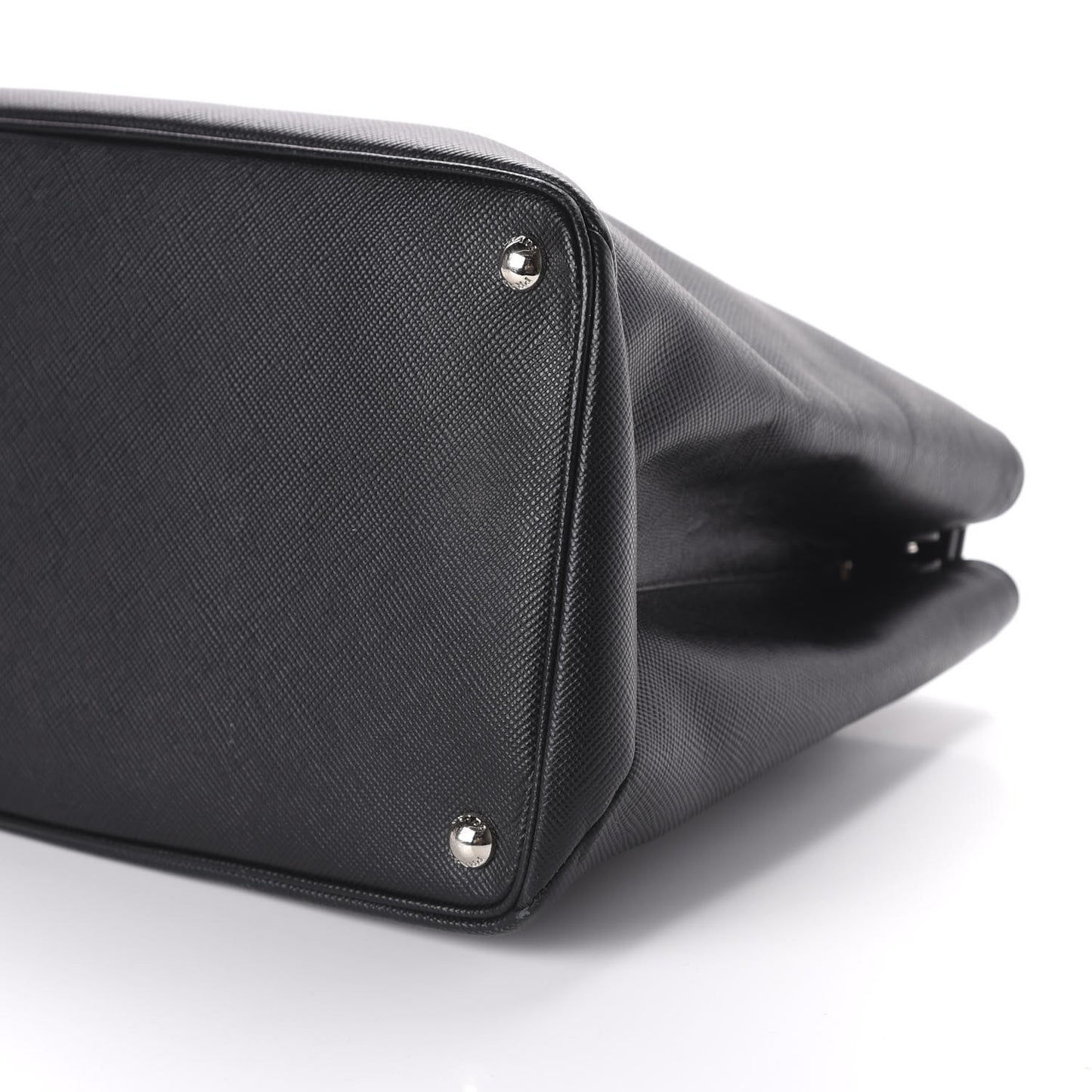 Saffiano Cuir Twin Tote Black
