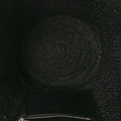 Saint Laurent Raffia Medium Panier Bag Black 5 of 12