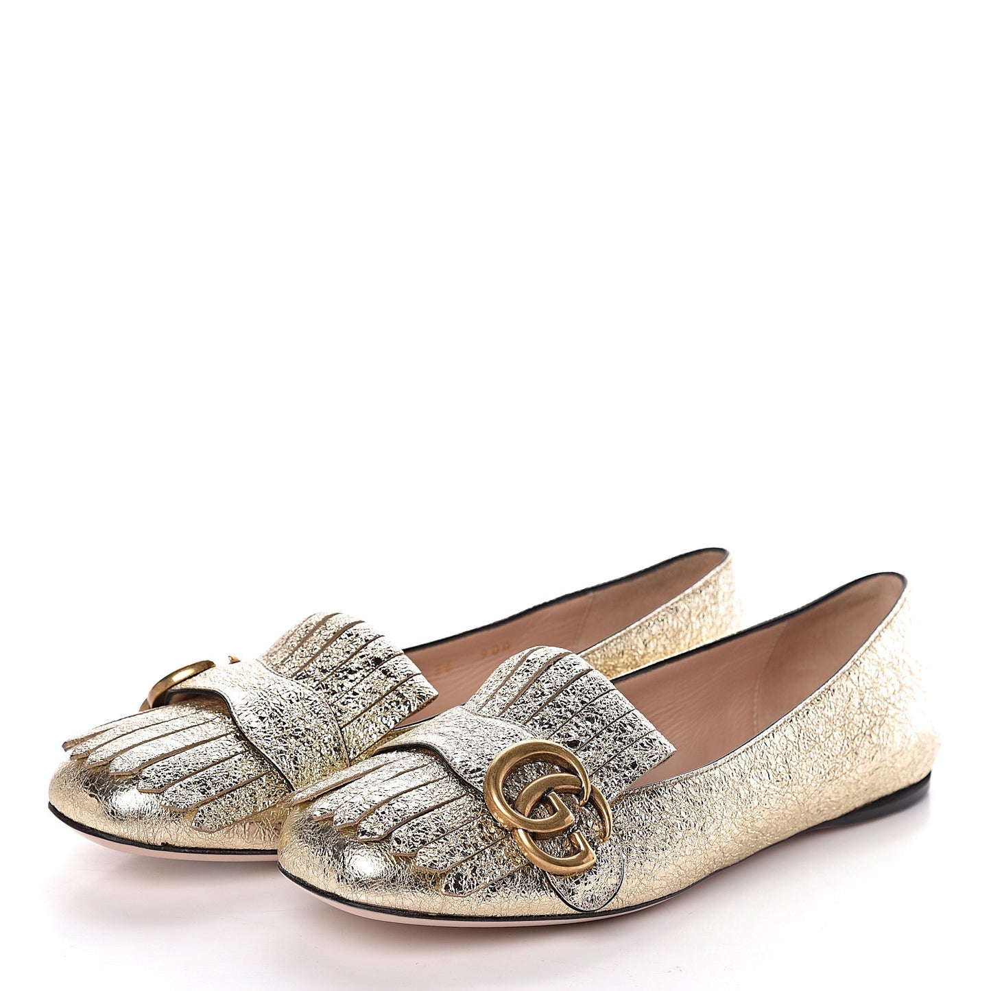 Galassia GG Marmont Fringe Flats 36 Platino