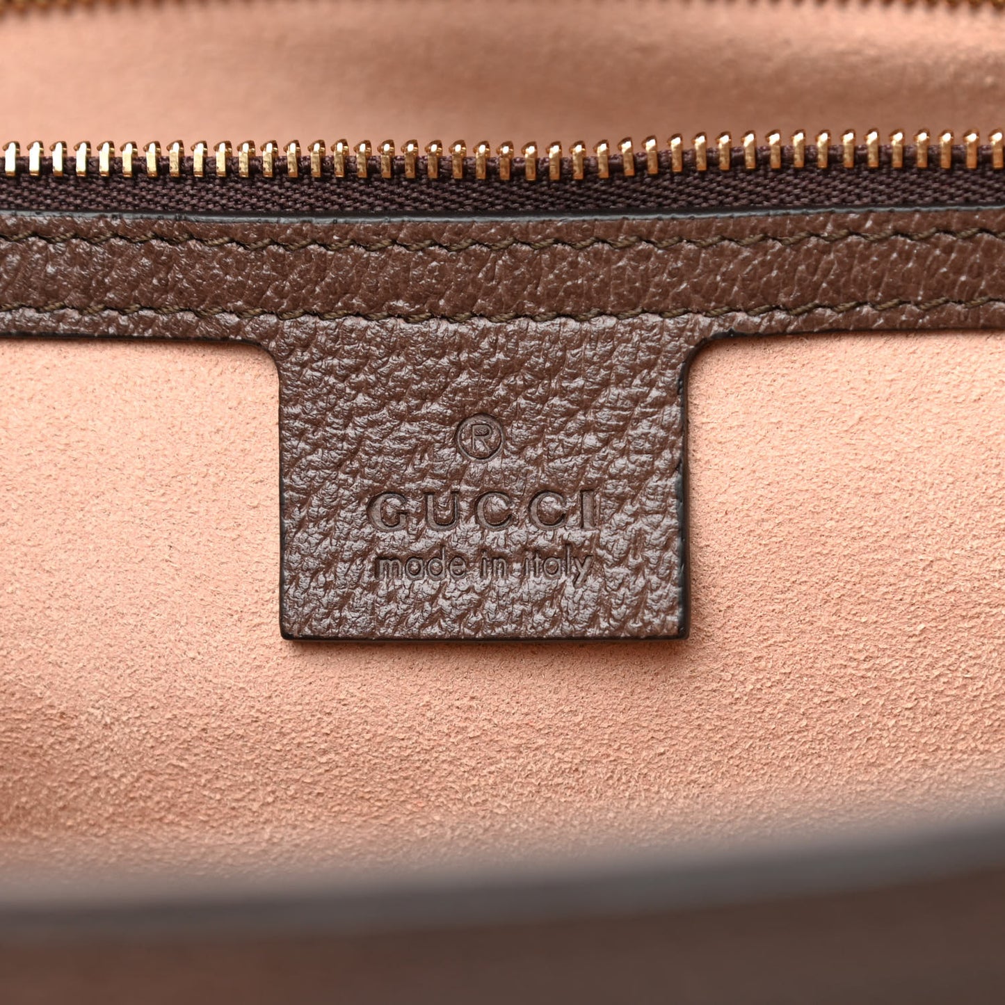 GG Supreme Monogram Medium Ophidia Shopping Tote Brown