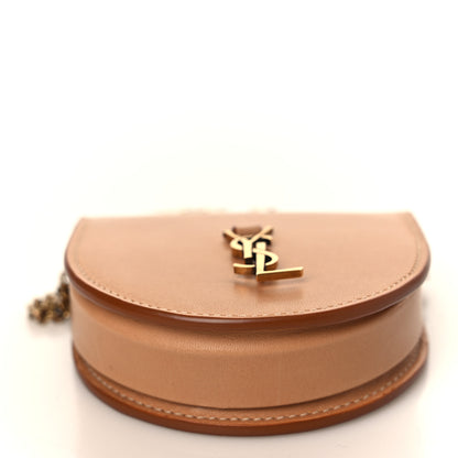 Saint Laurent Calfskin Monogram Baby Kaia Crossbody Bag Vintage Brown 7 of 9