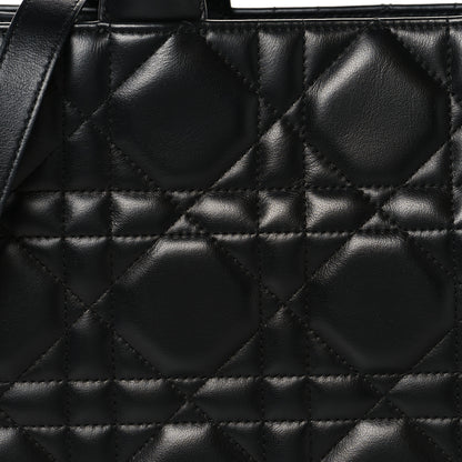 Christian Dior Calfskin Macro Cannage Medium Book Tote Black 8 of 12