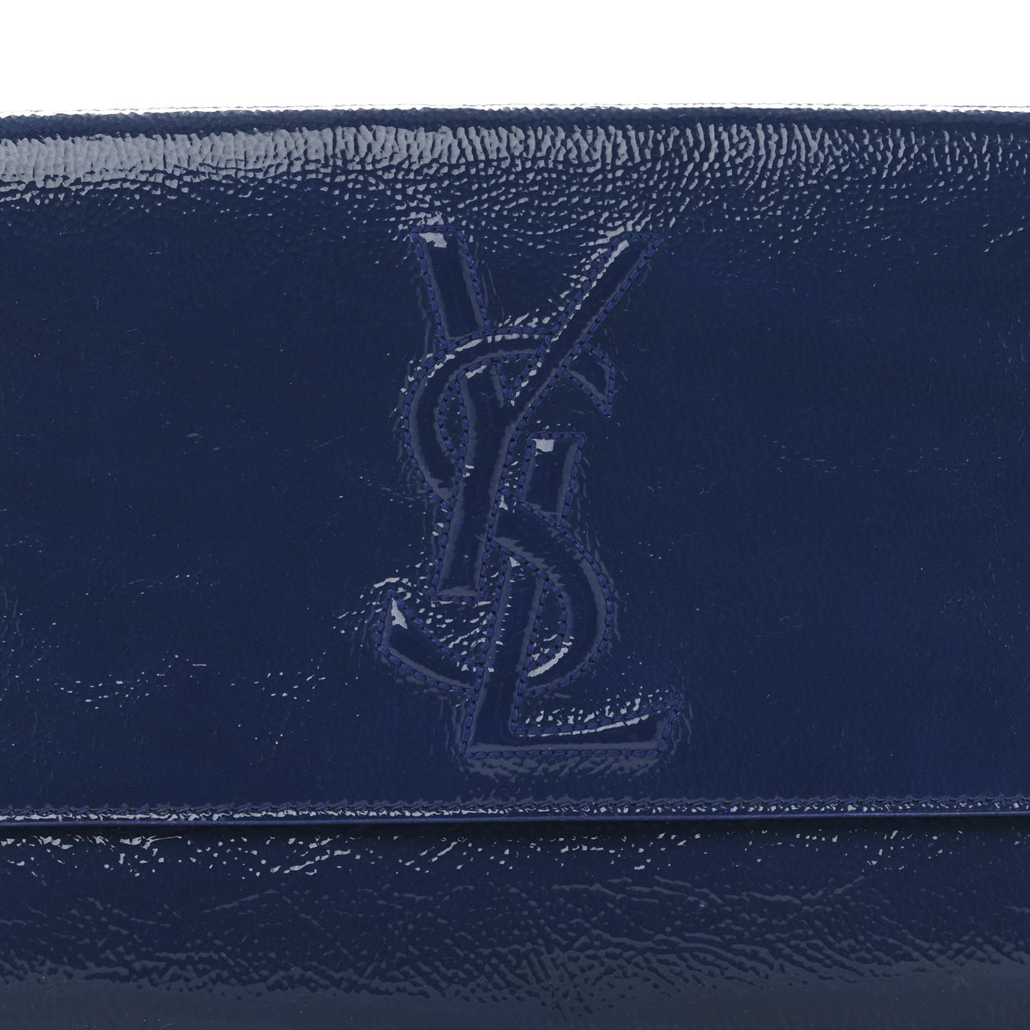 Textured Patent Monogram Large Belle De Jour Clutch Clutch