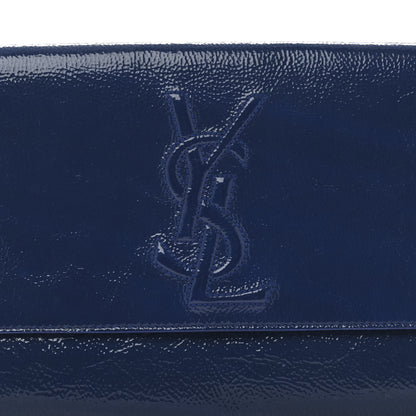 Saint Laurent Textured Patent Monogram Large Belle De Jour Clutch Clutch 8 of 12
