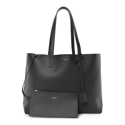 Saint Laurent Calfskin Large Shopping Tote Storm 1 of 9