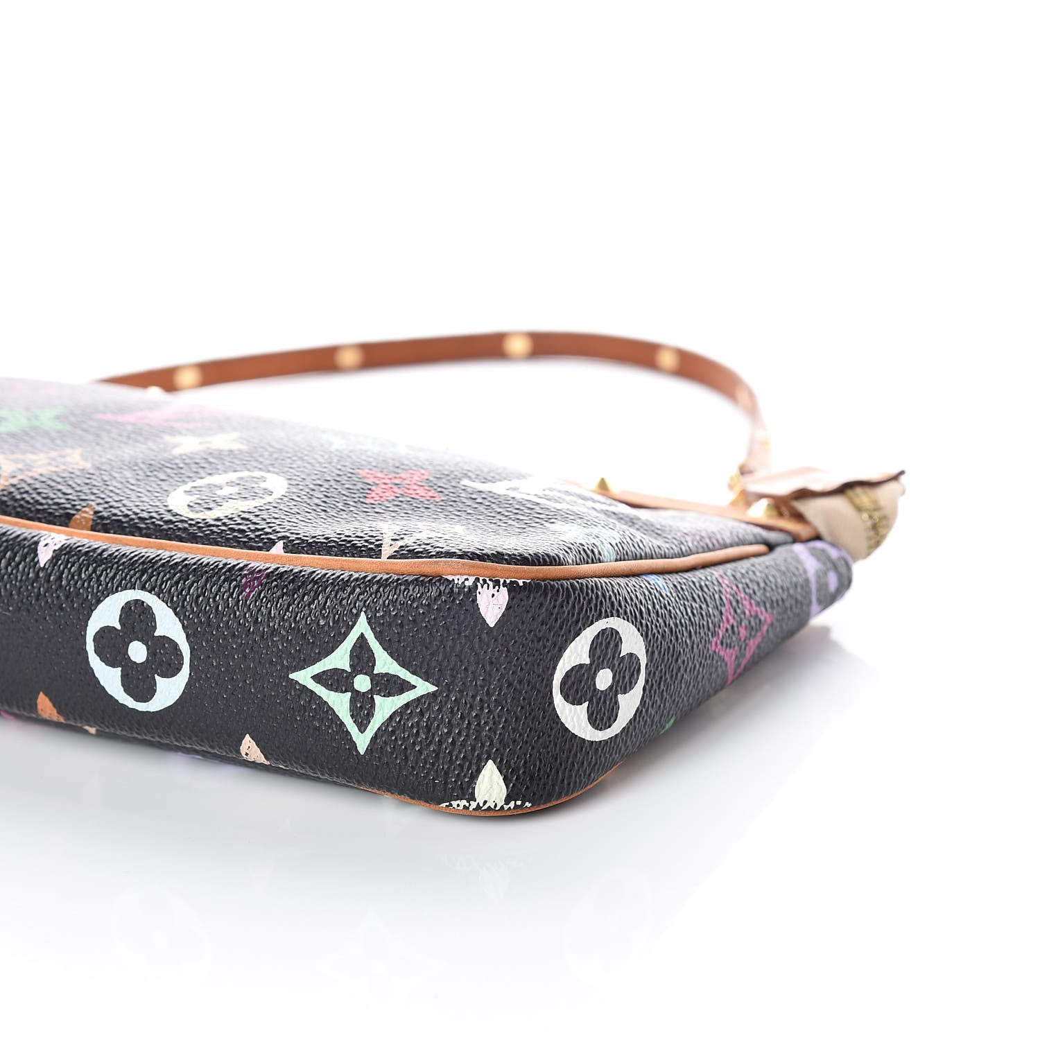 Louis Vuitton Monogram Multicolor Pochette Accessories Black 9 of 16