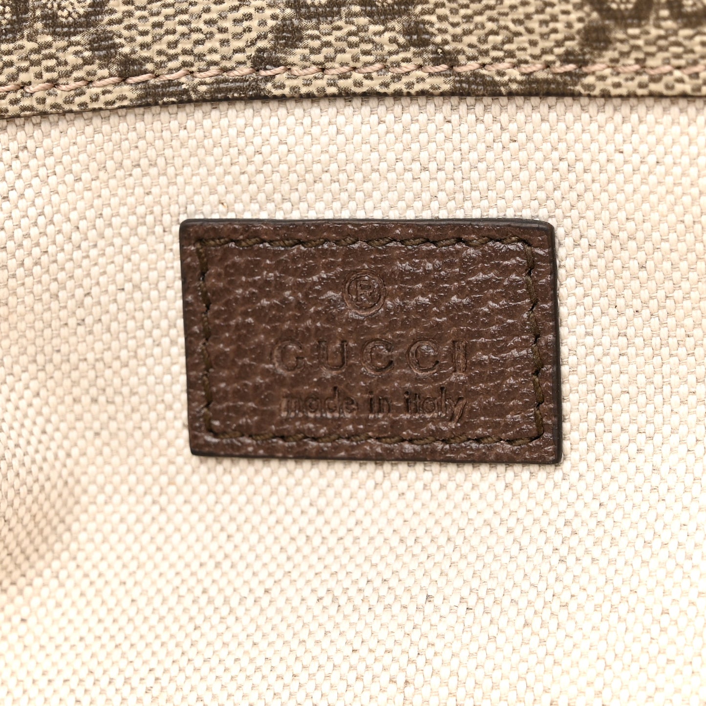 GG Supreme Monogram Web Small Neo Vintage Double Flap Messenger Bag Beige New Acero