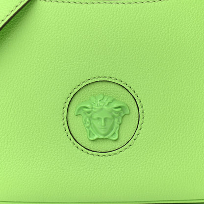 Versace Calfskin La Medusa Small Hobo Crossbody Green 6 of 8