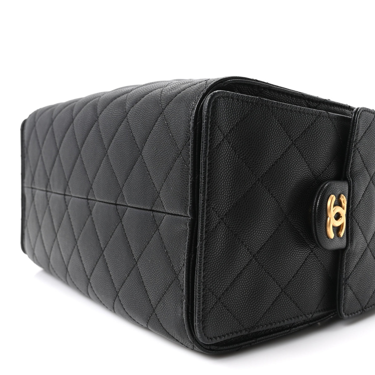 Caviar Quilted Small Chanel 25 Handbag Black