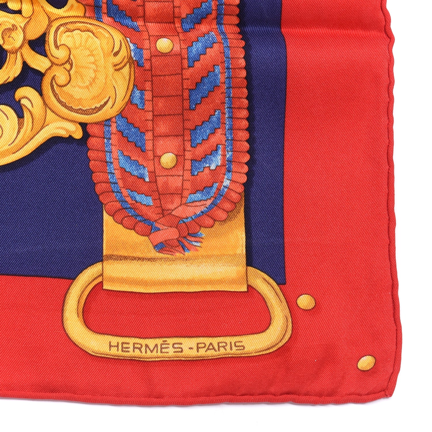 Hermes Silk Boucles Et Galons Du Tsar Scarf 90 2 of 4