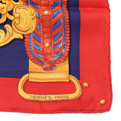 Hermes Silk Boucles Et Galons Du Tsar Scarf 90 2 of 4