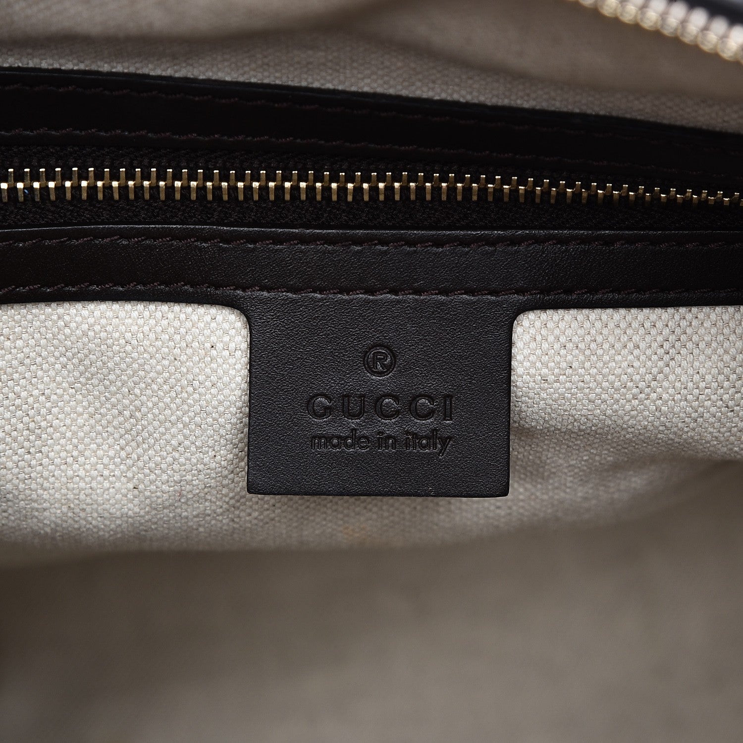 Gucci Monogram Vintage Web Medium Boston Dark Brown 7 of 7