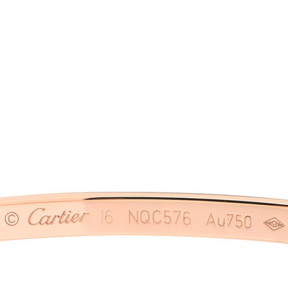 Cartier 18K Pink Gold Small LOVE Bracelet 16 3 of 6