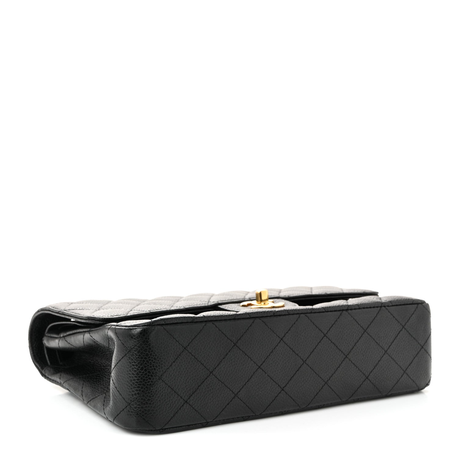 Chanel Caviar Quilted Medium Double Flap Black 4 of 10