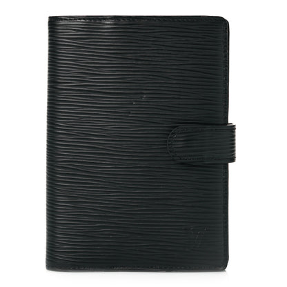 Louis Vuitton Epi Small Ring Agenda Cover Black 1 of 11