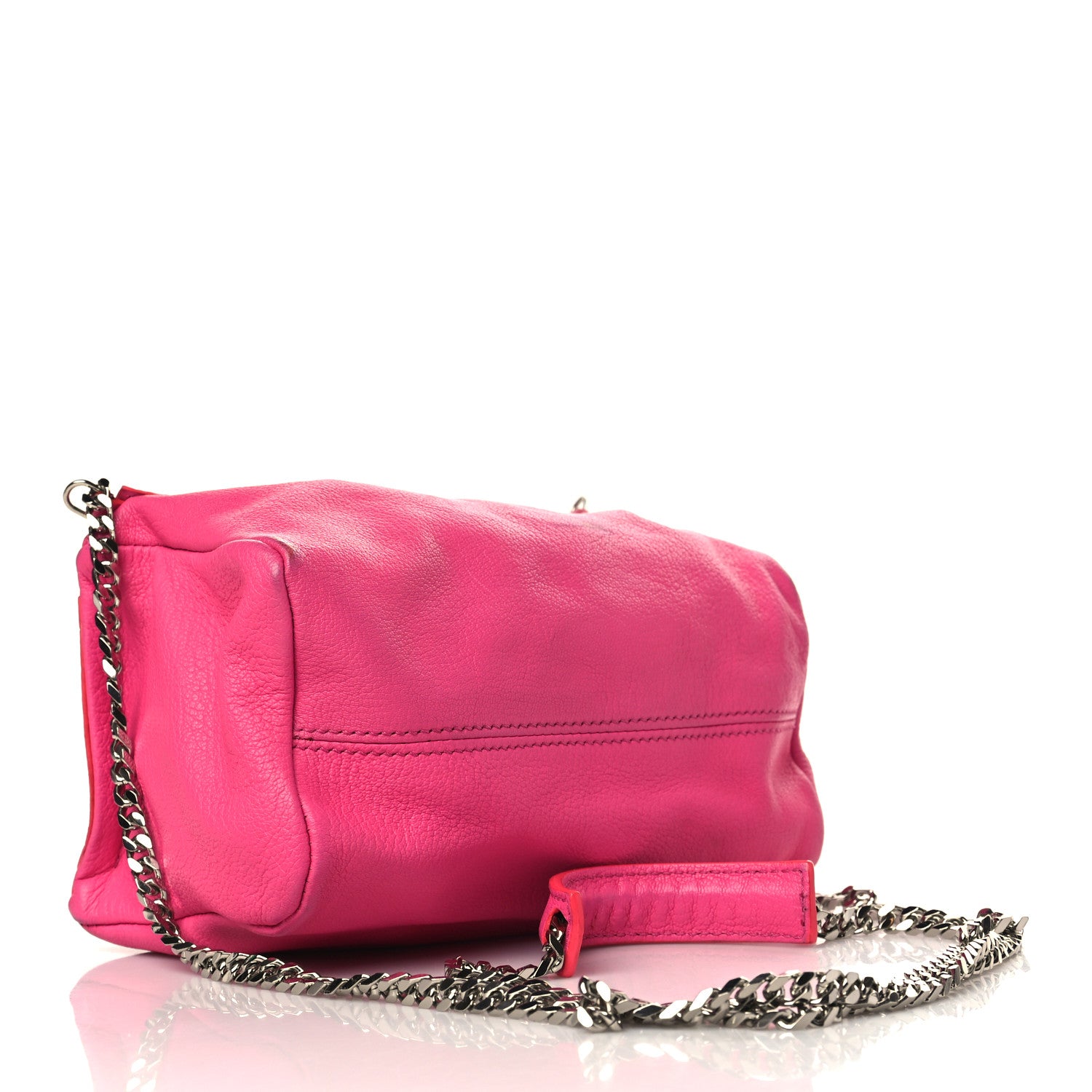 Givenchy Sugar Goatskin Mini Chain Pandora Hot Pink 3 of 13