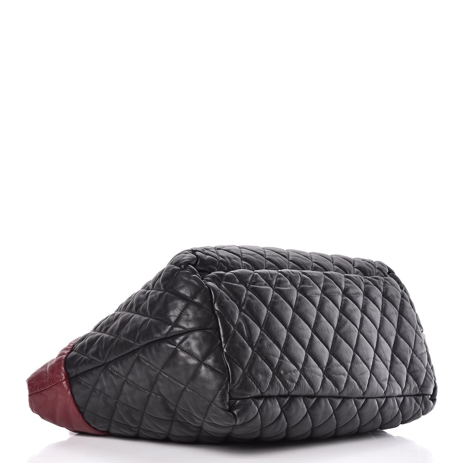 Chanel Lambskin Quilted Medium Coco Cocoon Reversible Tote Black 6 of 21