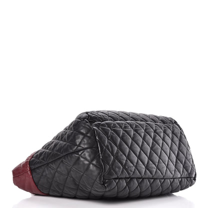 Chanel Lambskin Quilted Medium Coco Cocoon Reversible Tote Black 6 of 21