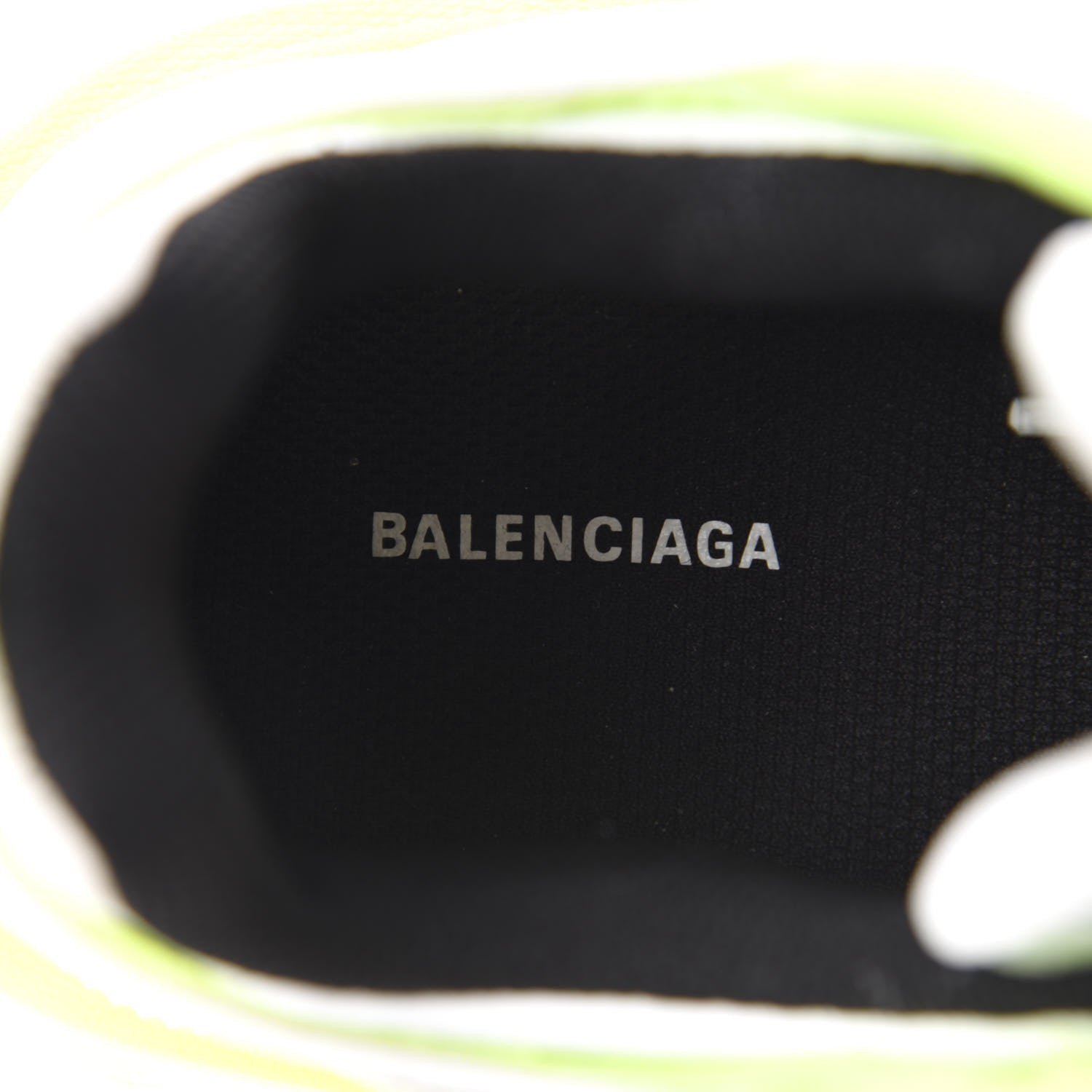 Balenciaga Rubber Mesh Bi-Color Womens Track.2 Open Sneakers 37 White Fluo Yellow 7 of 7