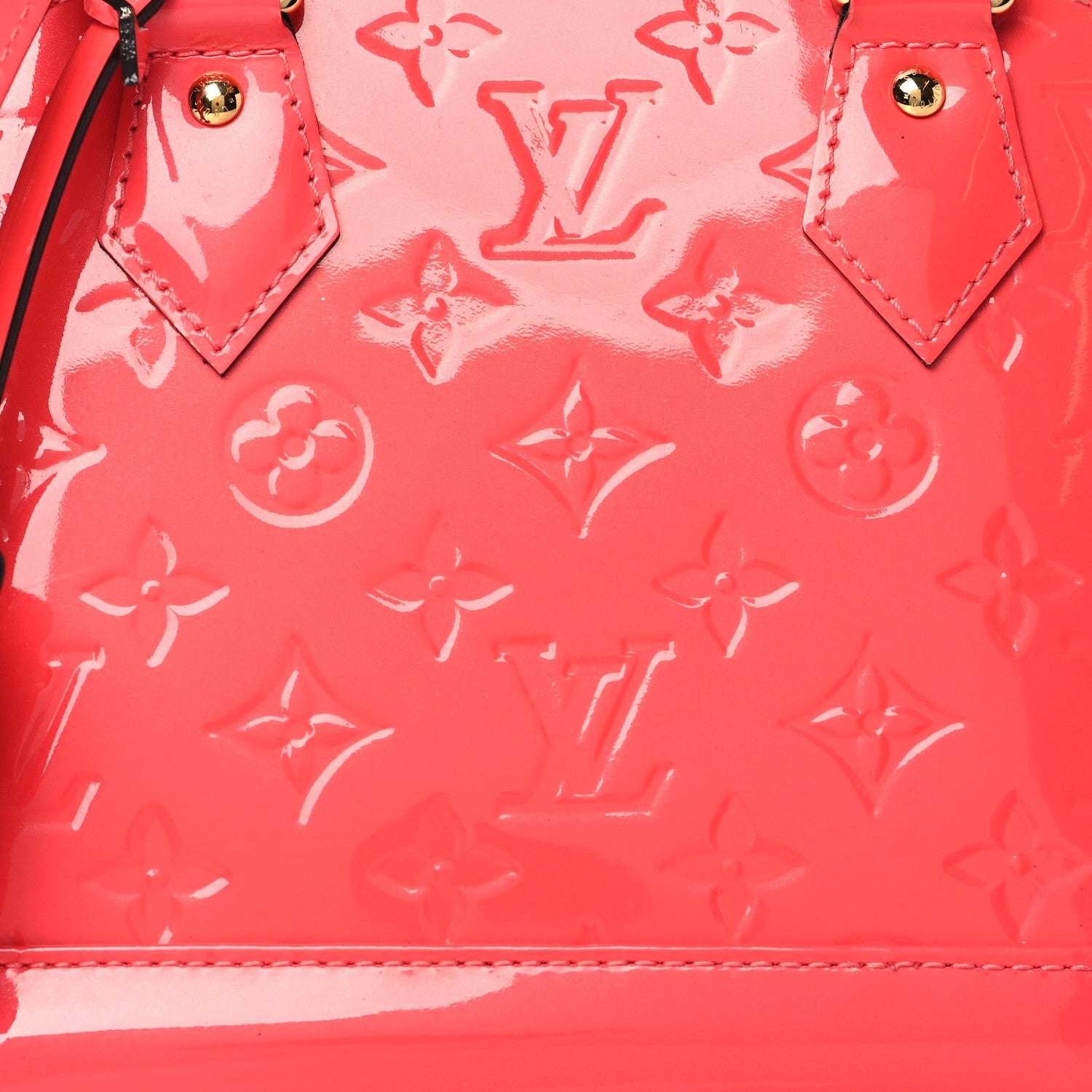 Louis Vuitton Vernis Alma BB Rose Litchi 7 of 10