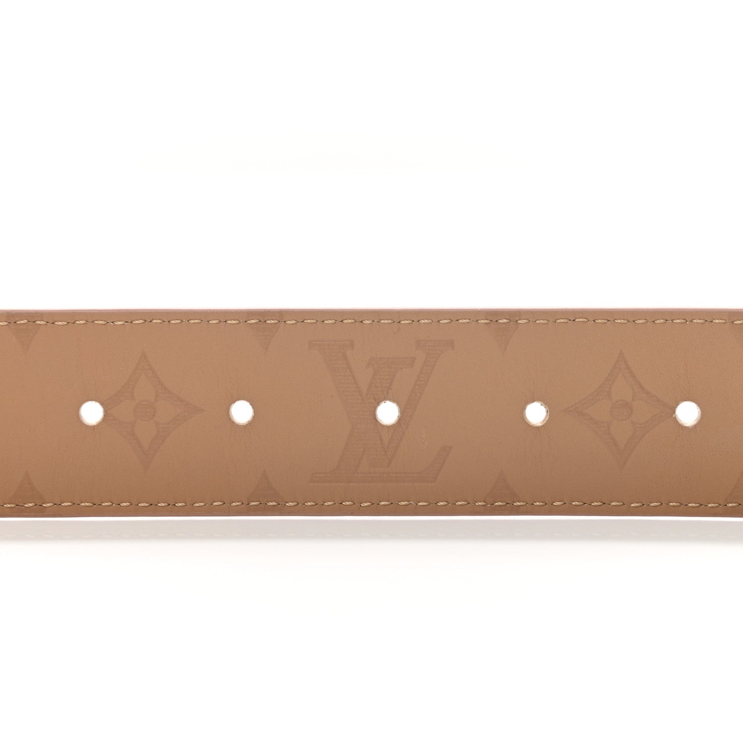 Louis Vuitton Monogram Epi 35mm LV Circle Reversible Belt 90 36 Rose Ballerine 4 of 5