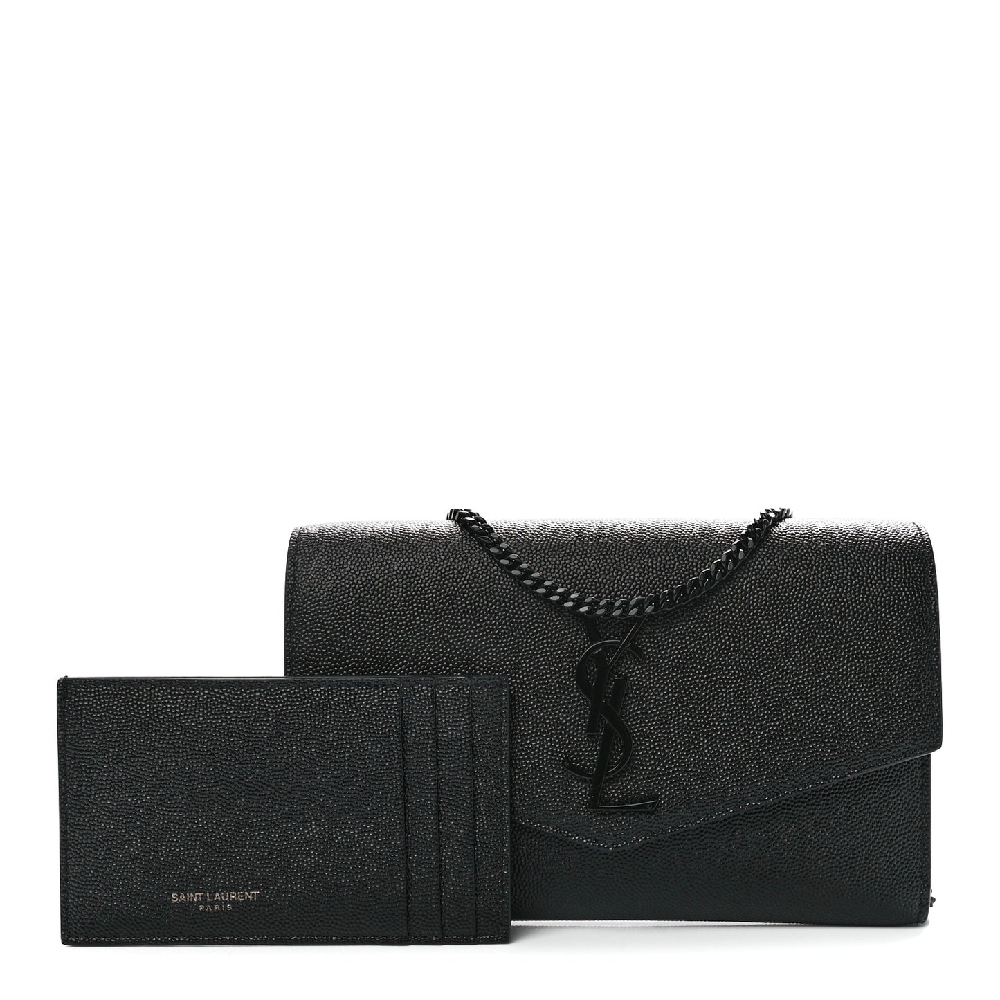 Grain De Poudre Uptown Chain Wallet Black