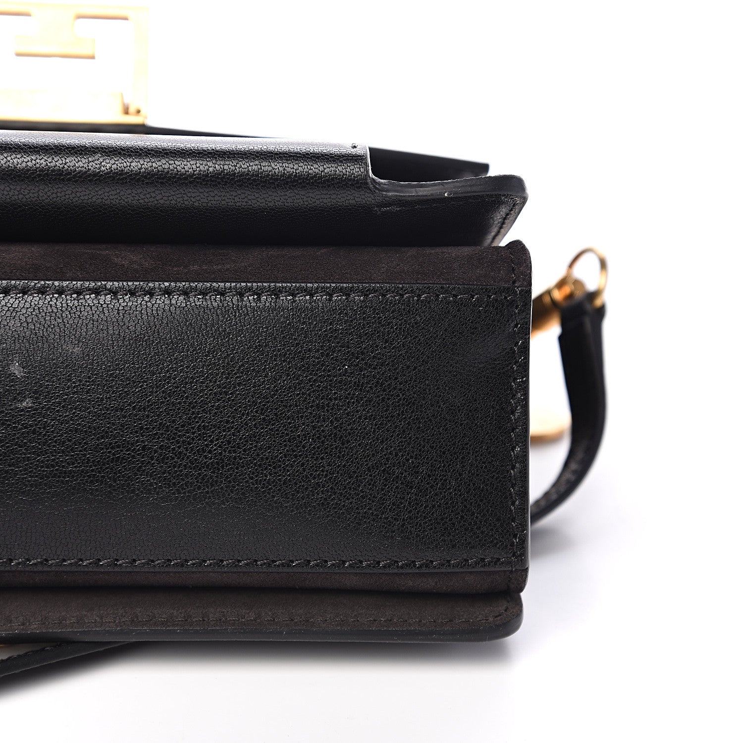 Givenchy Goatskin Small GV3 Shoulder Bag Black Grey 8 of 11