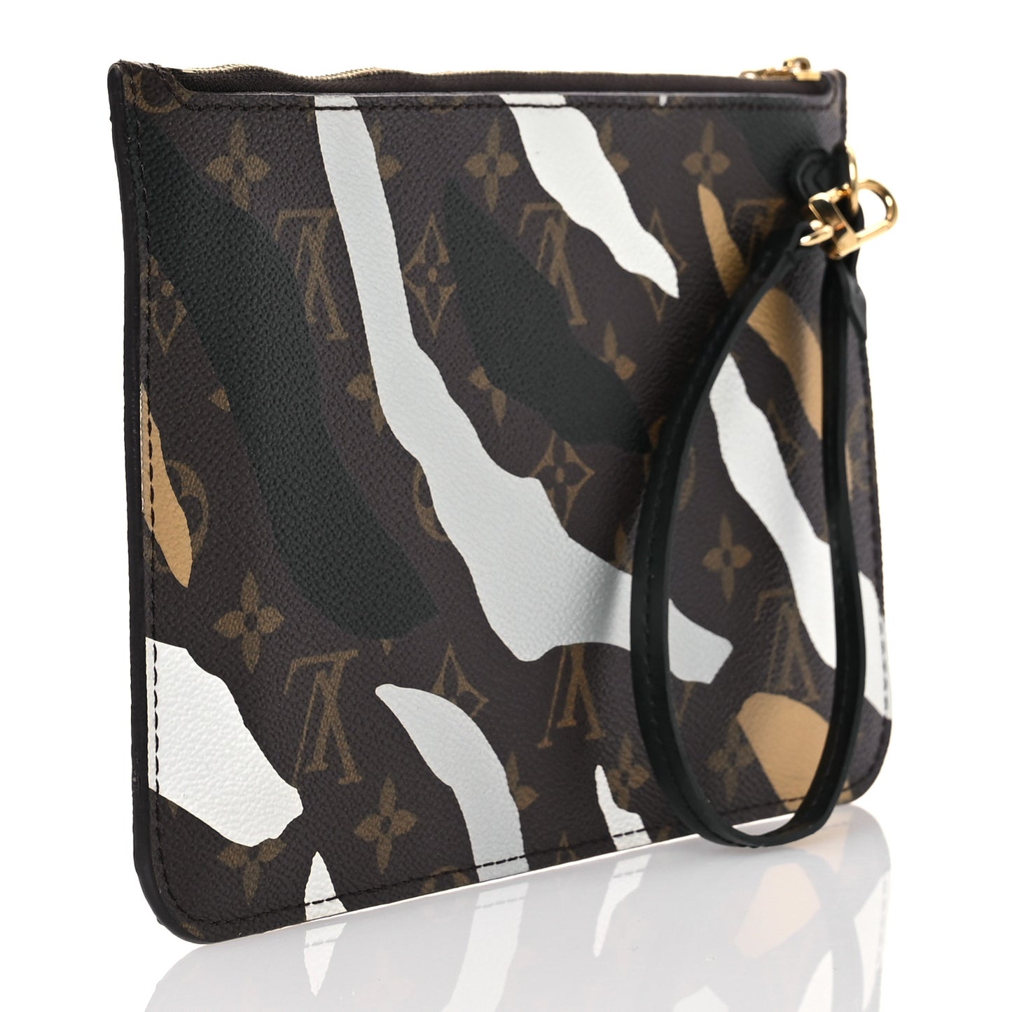 X LOL Monogram Neverfull MM GM Pochette Gold Silver